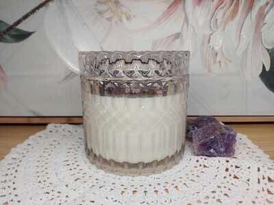 Crystal Candle Clear - Amethyst