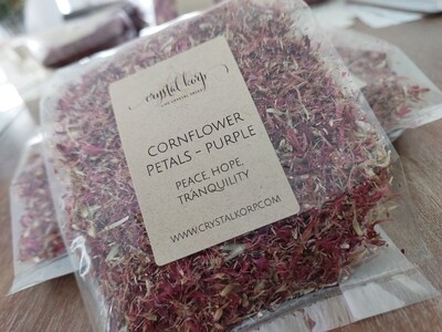 Dried Purple Cornflower Petals