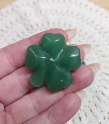 Green Aventurine Four Leaf Clover