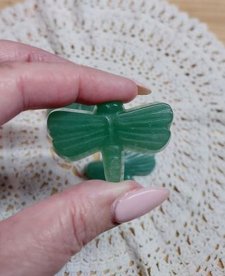 Green Aventurine Dragonfly