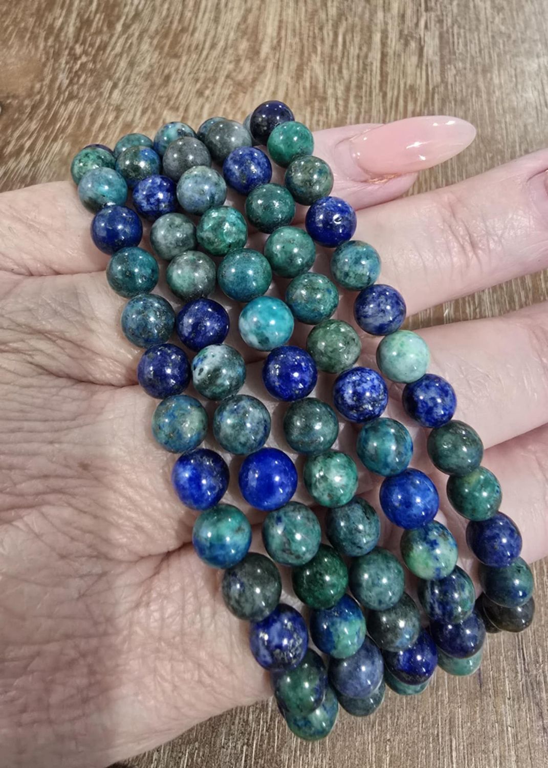 Bracelet Chrysocolla Lapis