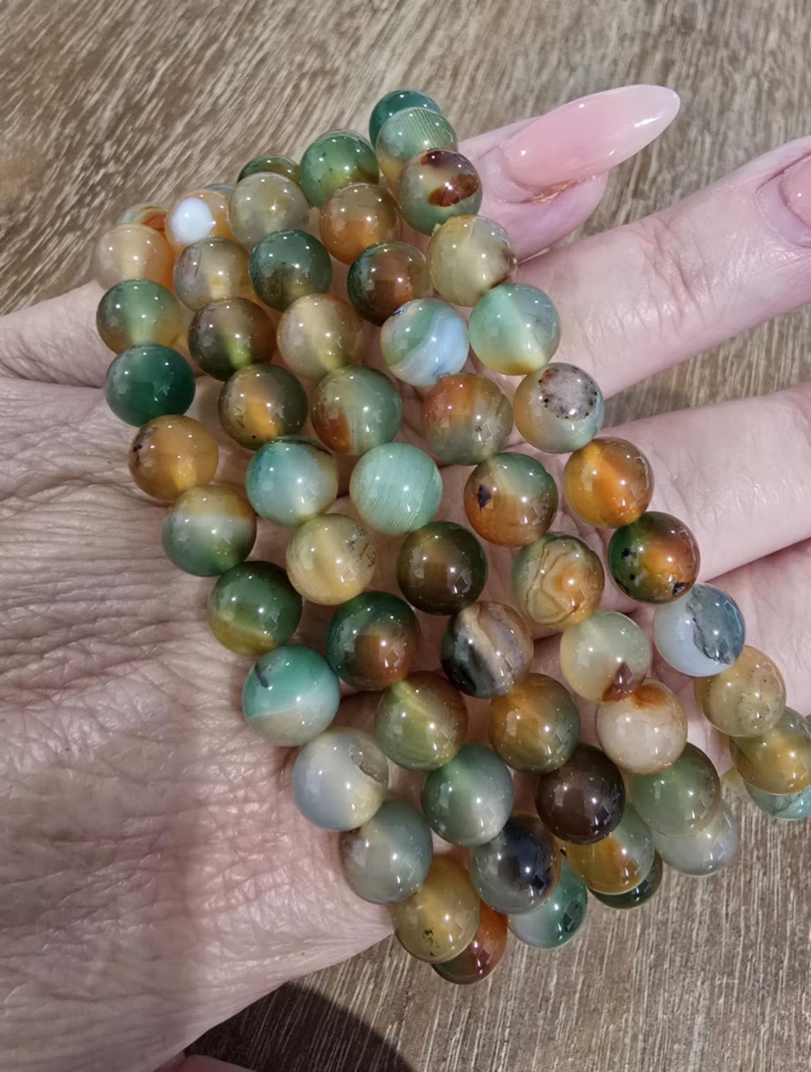 Bracelet Peacock Agate