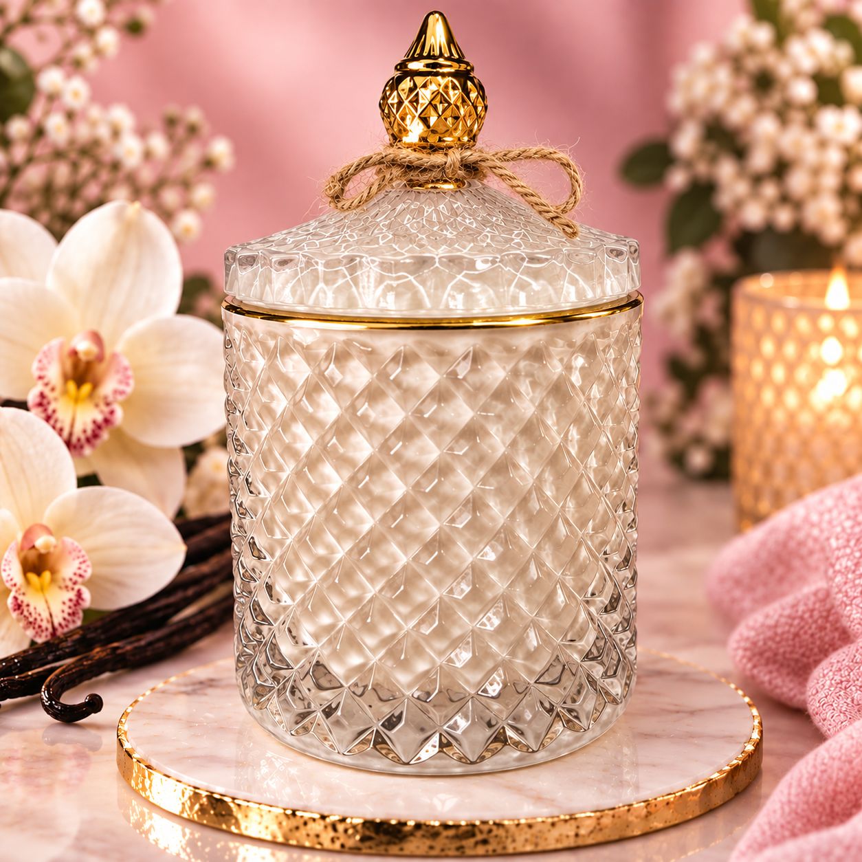White Royal Candle Small