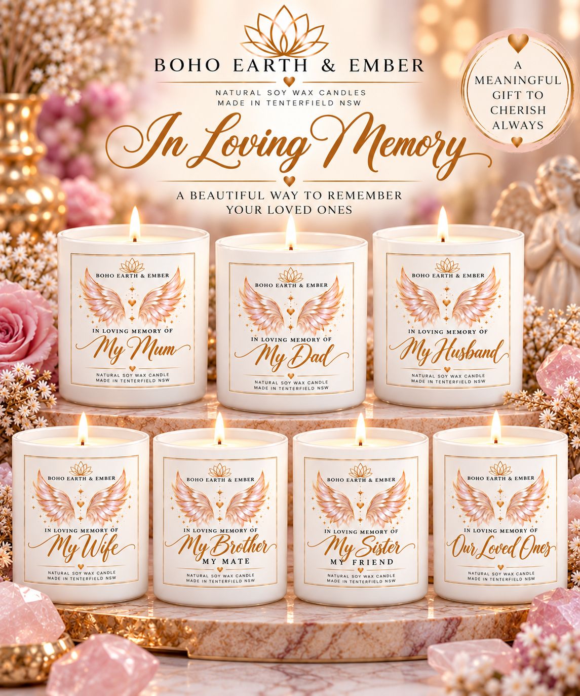In Loving Memory - Memorial Candle Collection
