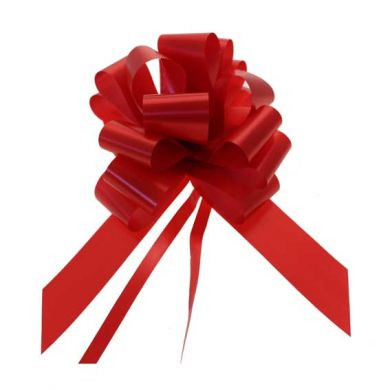 Pull Bows 50mm, Bow Colours: Red Bows, no of Bows: 5 Pull Bows
