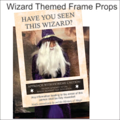 Wizard Wanted - Harry Potter Party Prop -Wizard Theme Props  Missing Wizard