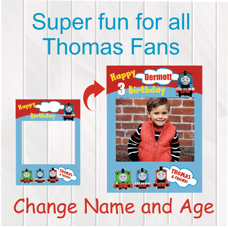 Tomas  train photo prop