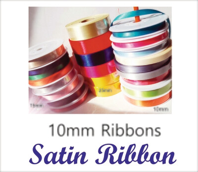 Satin Ribbon 10mm Unprinted