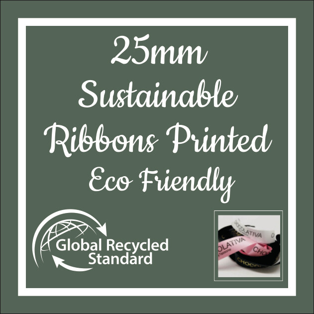 Eco 25mm Ribbon Branded with Print