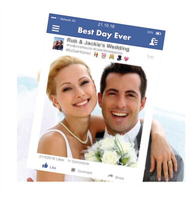 Social media themed  Frame Photo Prop