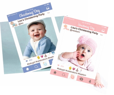 Christening - Holy Communion - confirmation Insta photo prop