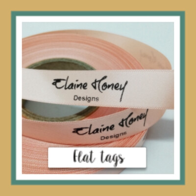 Garment labels - 15mm Flat