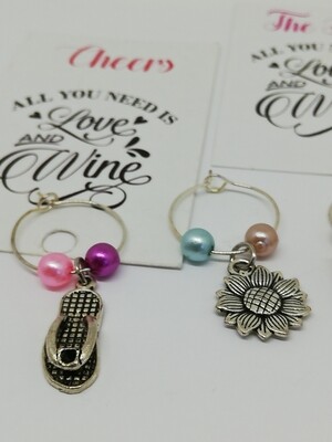 Wine Glass Charms Markers