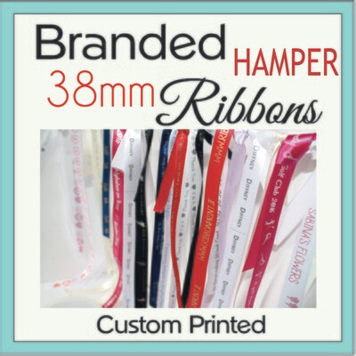 Corporate Ribbon 38mm Printed for Hampers