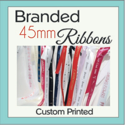 Corporate 45mm Hamper Ribbons  Printed