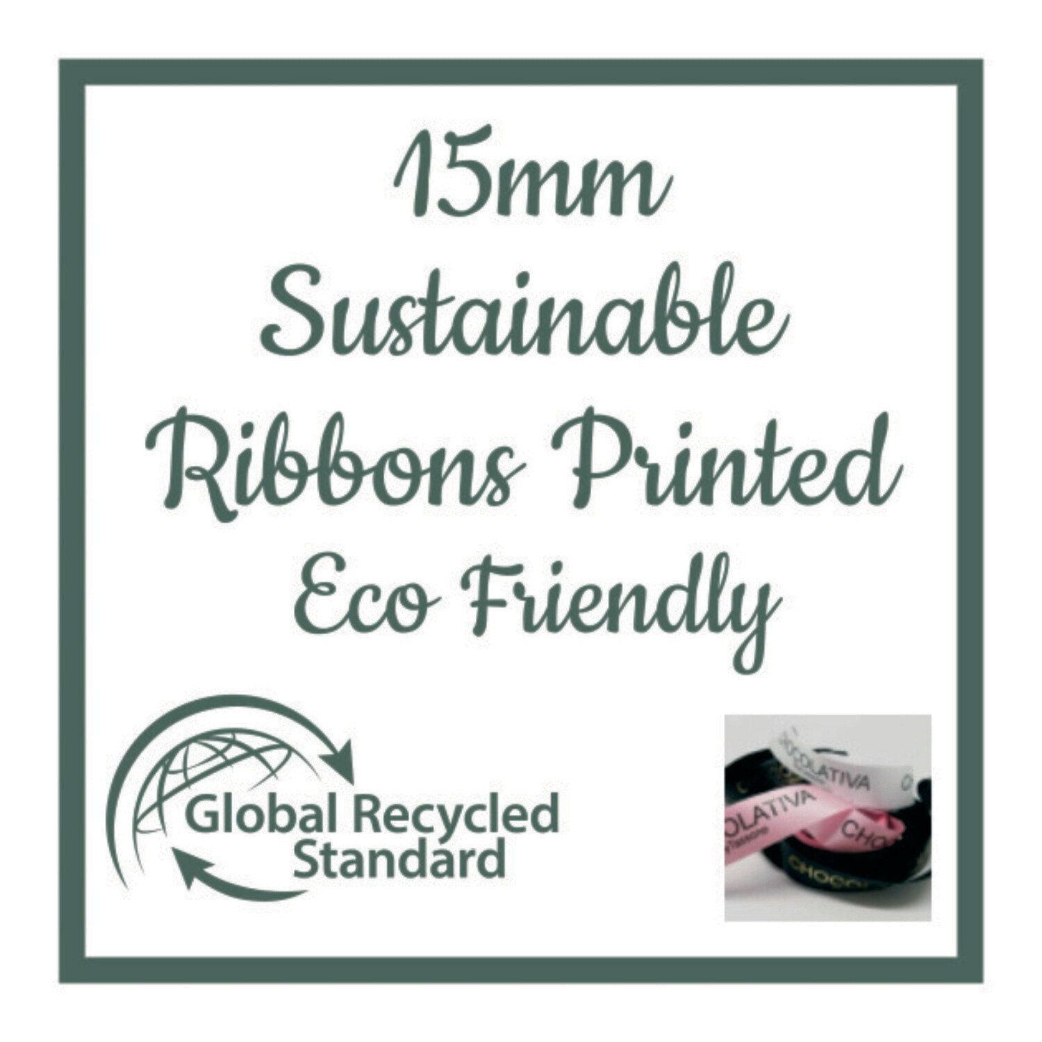 Eco 15mm Branded Ribbon