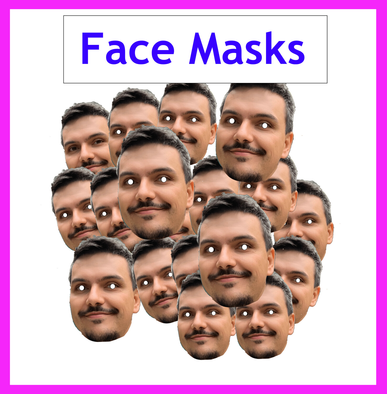 Photo Face Mask Assembled