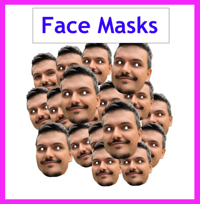 Photo Face Mask Assembled
