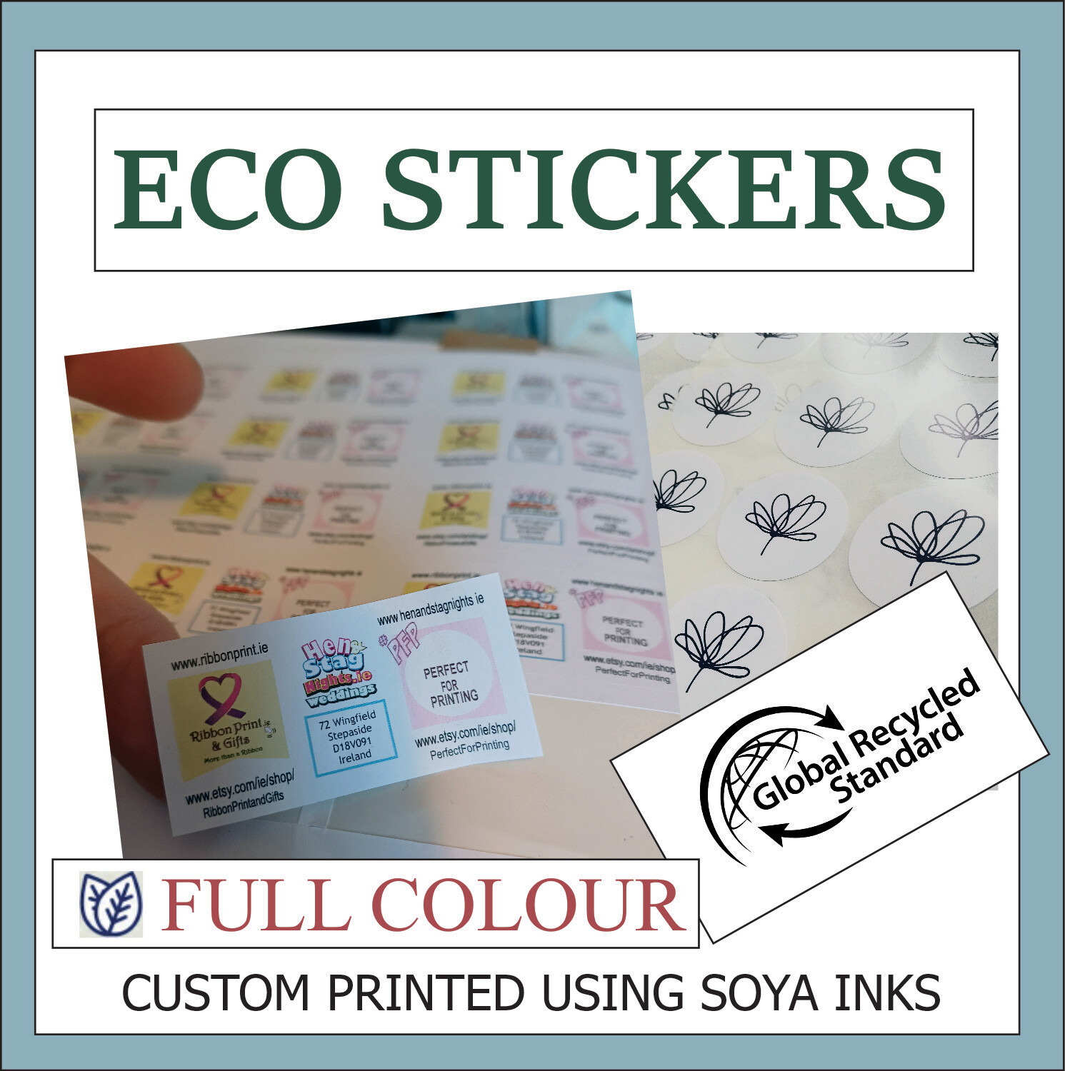 Eco Stickers - 250 stickers