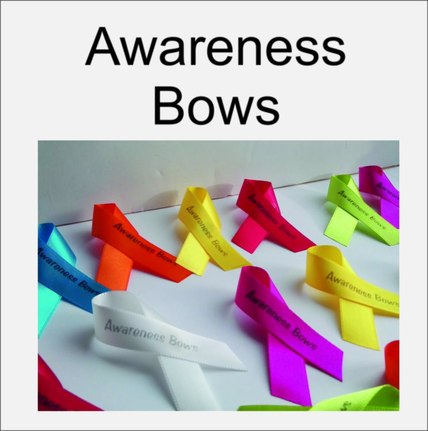 Fundraising  Awareness Bows  -Charity bows  (150)