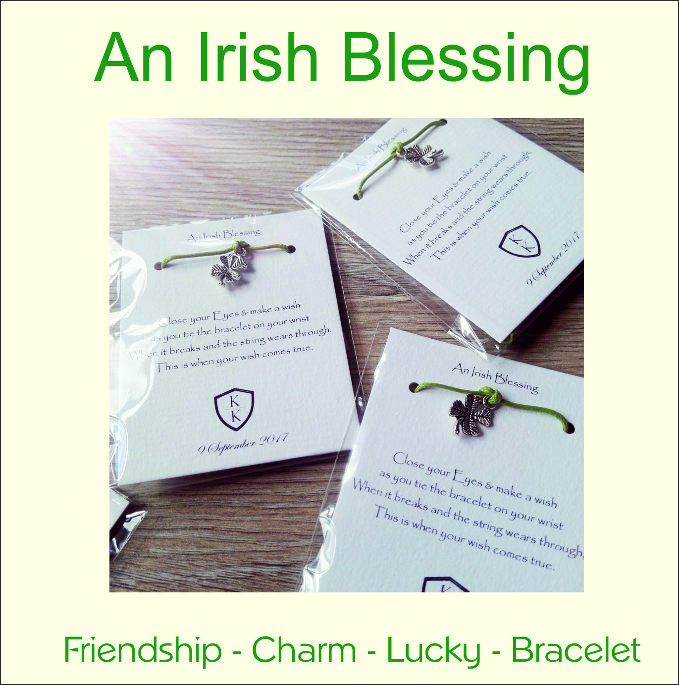 An Irish Blessing - Charm Bracelet