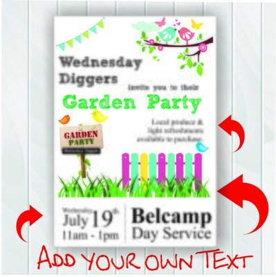 DIY Garden  Party Invite