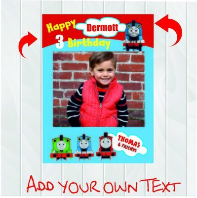 Thomas Tank Engine - Cut out Props- editable digital download- 18x24