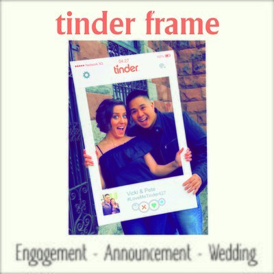 Tinder Frame - Cut Out Frames - Photo Prop