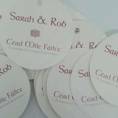 Round Gift tags