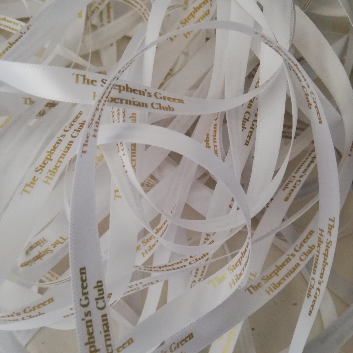7mm Satin Ribbon Branded - Custom Printed