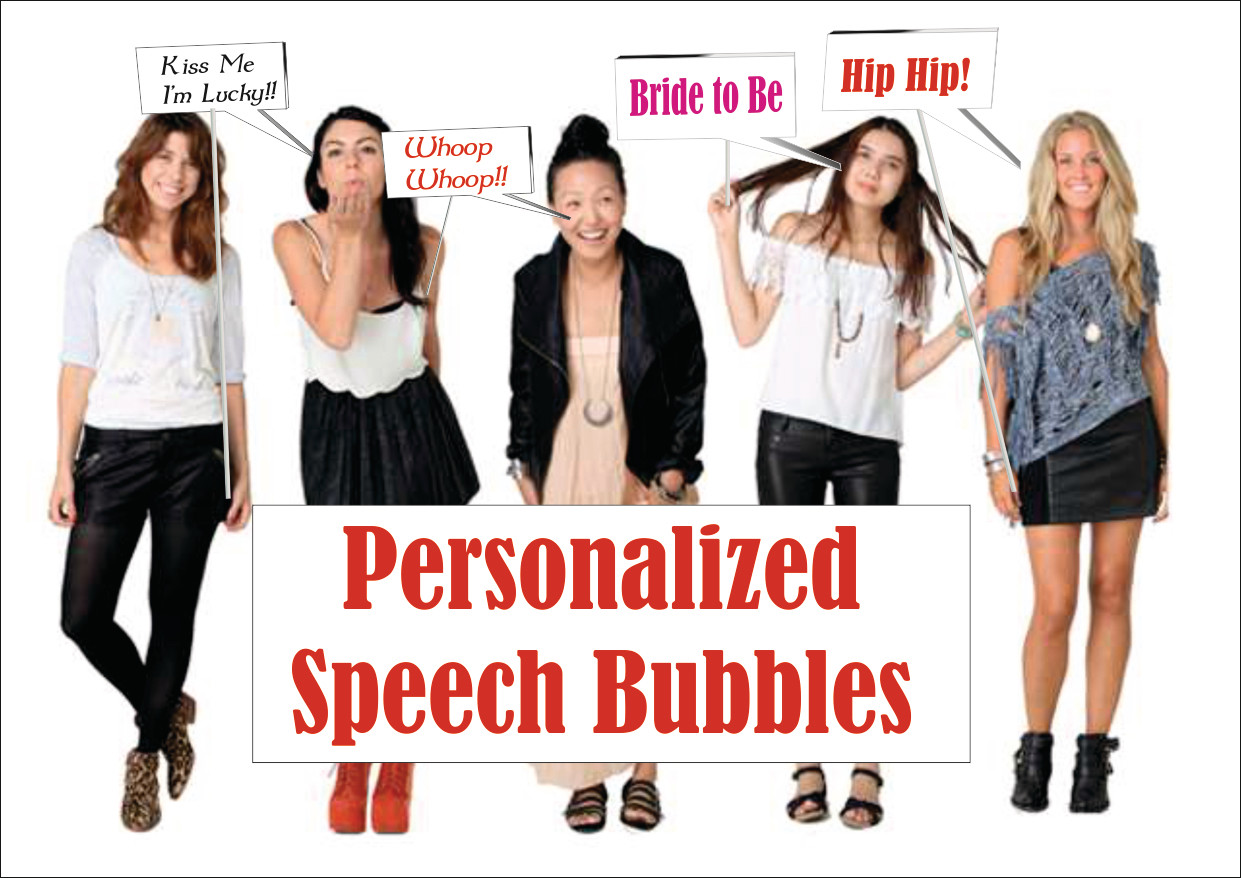 Speech Bubbles x 3