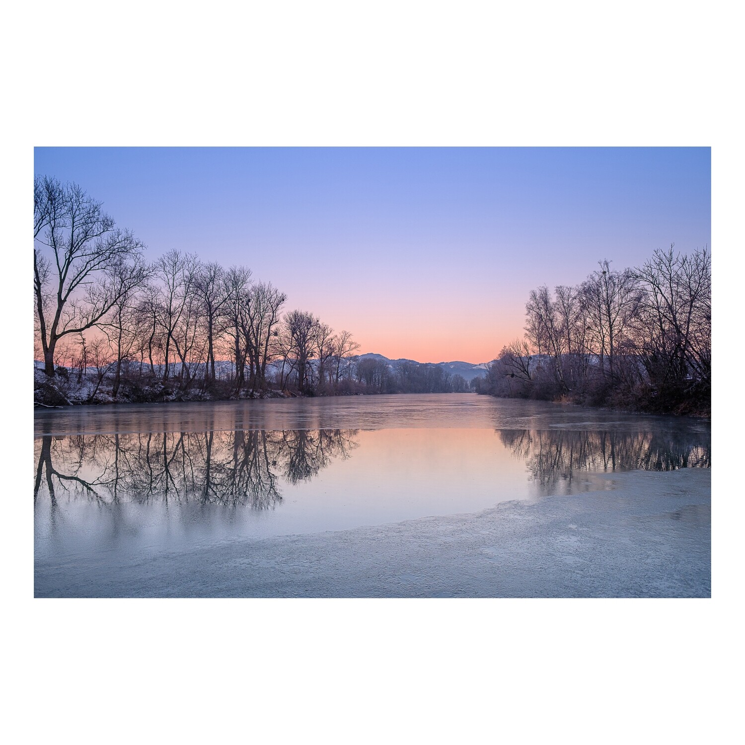 Sonnenaufgang am Alten Rhein