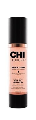 CHI LUXURY Black Seed Hot Oil Treatment ķimeņu eļļas intensīvai matu atjaunošanai 50ml