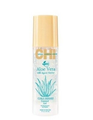 CHI Aloe Vera Control Gel vieglas fiksācijas želeja lokainu matu kontrolei un tekstūrai 147ml