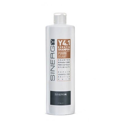 Sinergy Y4.1. atjaunojošs šampūns bojātiem matiem ar keratīnu un graudu proteīniem 500ml