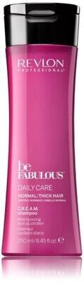 Revlon Be Fabulous Daily Care ikdienas šampūns normāliem, bieziem matiem 250ml + dāvana Style Masters 2Orbital 30ml
