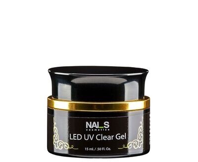 Nai_s Clear UV/LED Caurspīdīgs Būvējošais gēls 30ml,15ml
