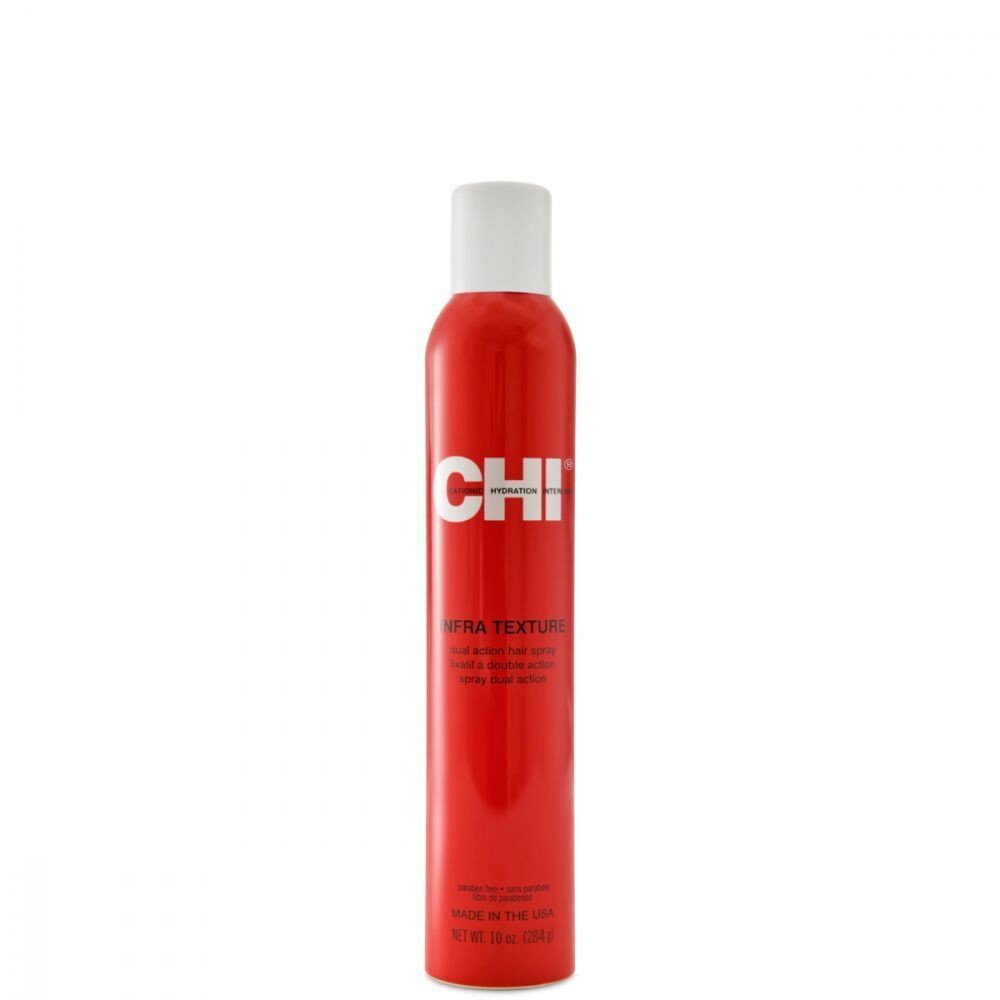 CHI INFRA Texture Dual Action Hair Spray termo aizsardzībai matu laka vieglai fiksācijai, matu spīdumam 284gr