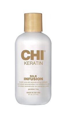 CHI Keratin Silk Infusion spēcīgs keratīna un zīda komplekss sausu un bojātu matu atjaunošanai 177ml