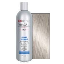 CHI Color Illuminate Silver Blonde tonējošs šampūns sudraba blondam tonim 355ml