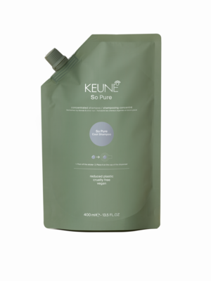 Keune So Pure Cool Shampoo - violets bioloģisks šampūns dzeltenā toņa neitralizēšanai 400ml