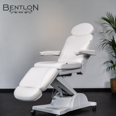 BENTLON SILVER elektriski vadāms skaistumkopšanas krēsls ķermeņa procedūrām