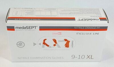 MedaSEPT Nitrile examination Gloves exclusive line 9-10XL 100gb