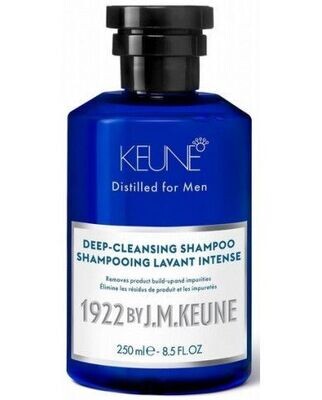 Keune 1922 by J.M.Keune Deep - Cleansing šampūns attīra no veidošanas produktu paliekām 250 ml
