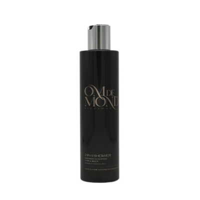 Om De Mond 2in1 Vīriešu šampūns un dušas želeja vienā produktā, ātrs un delikāts,valdzinošs ar aizraujošu smaržu 250ml
