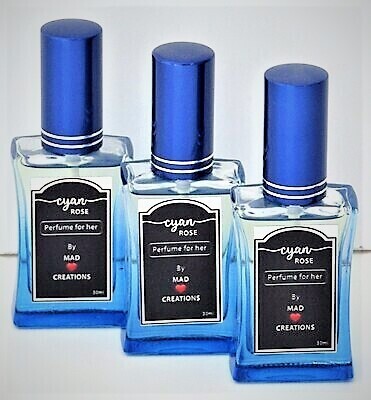 Cyan Rose Fine Fragrance Perfume for Her