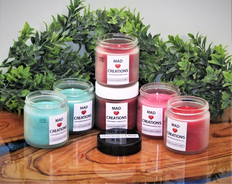 Frosted Glass Candle
