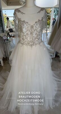 Brautkleid in Ivory in Gr.44