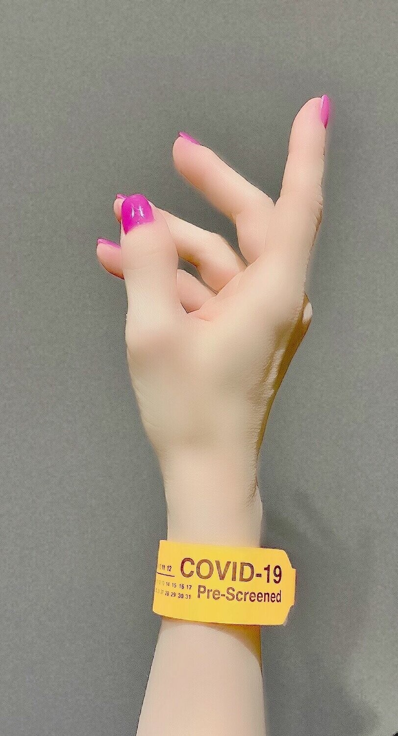 COVID-19 Pre-Screen Wrist Band