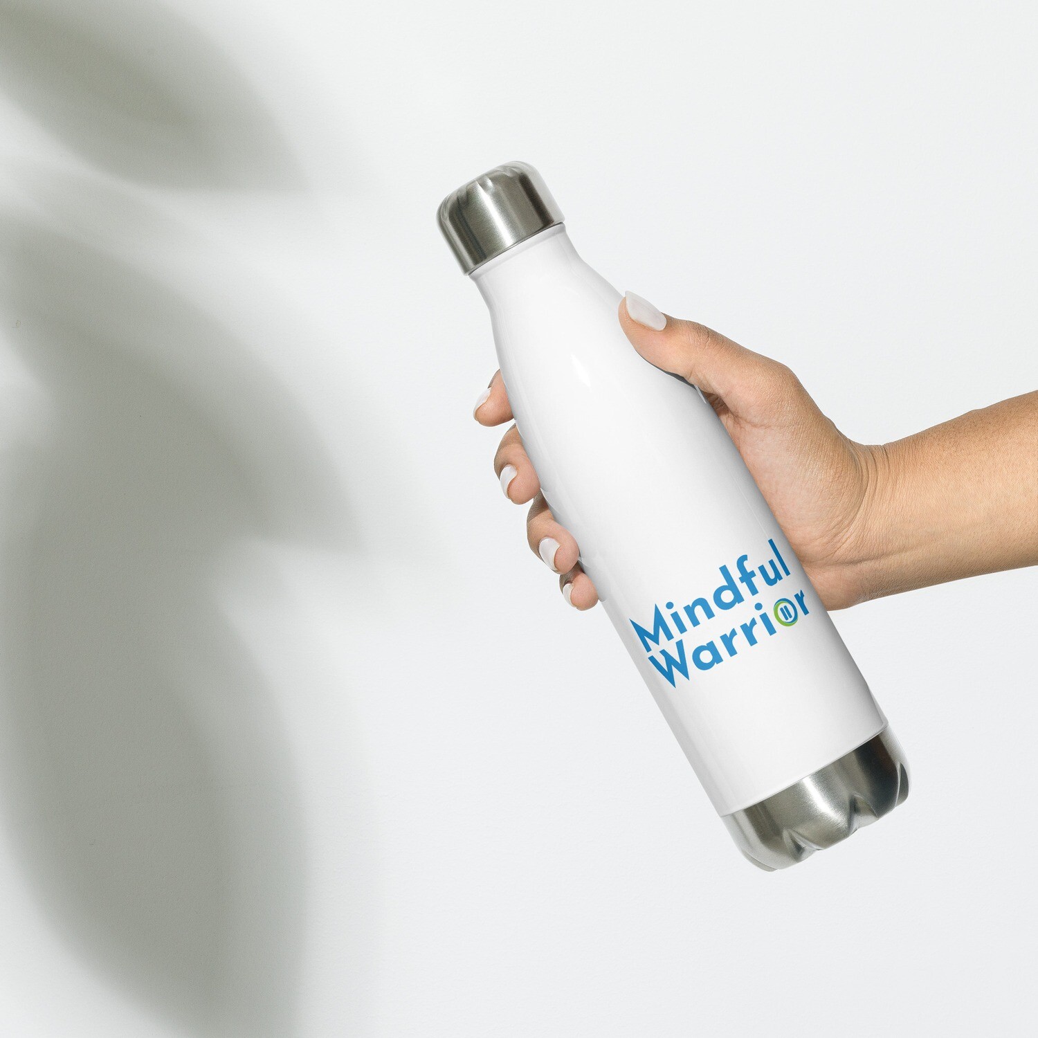 Mindful Warrior stainless steel water bottle